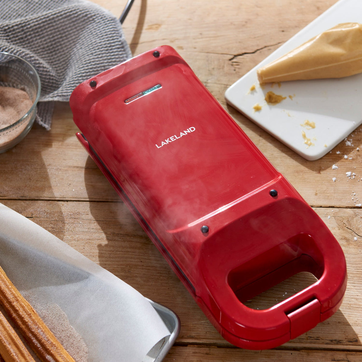Lakeland Electric Non-Stick Churro Maker Red