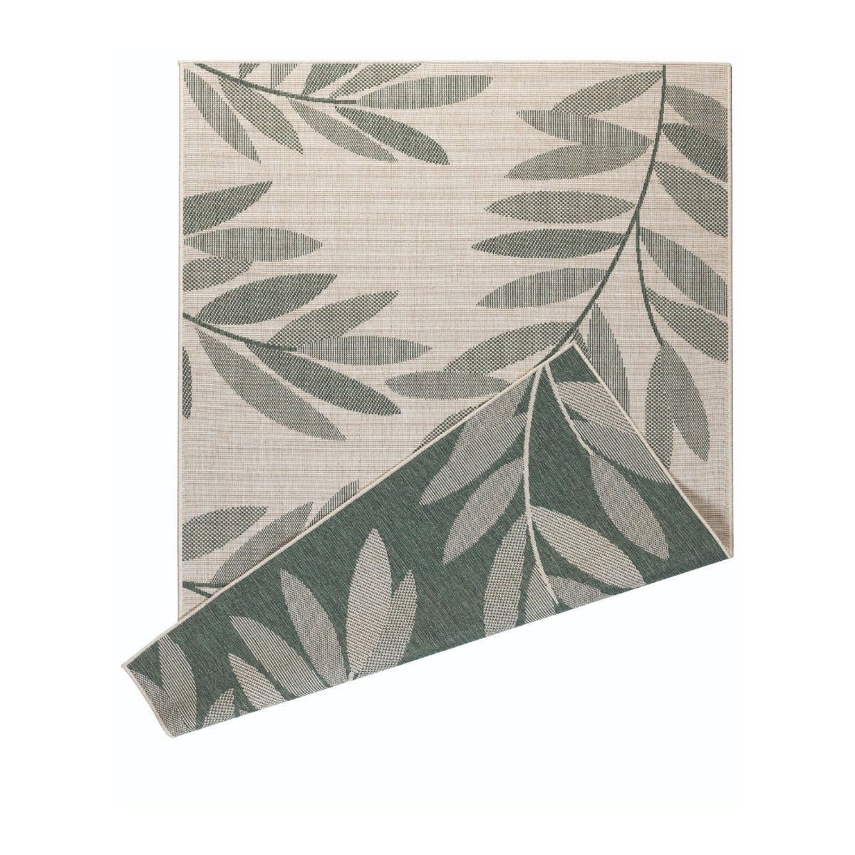Likewise Matting Duo Weave Large Reversible Indoor Outdoor Rug – Green 230 x 160cm