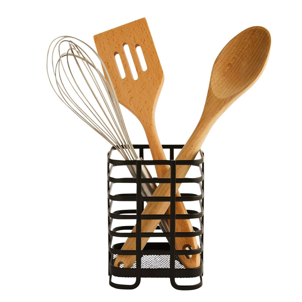Lakeland Black Metal Utensil Pot