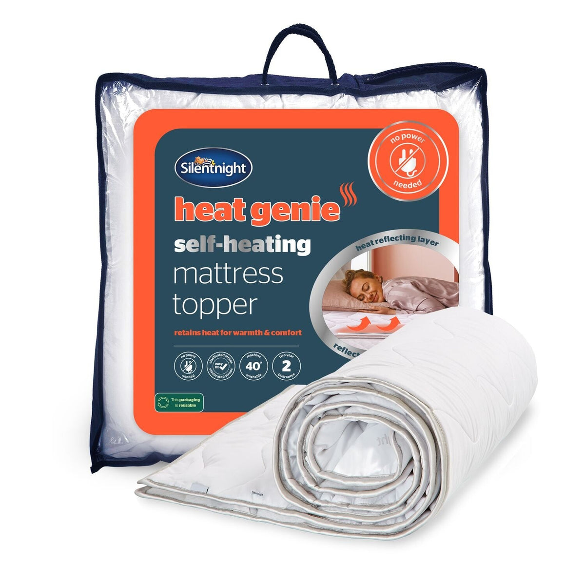 SilentNight Heat Genie King Mattress Topper