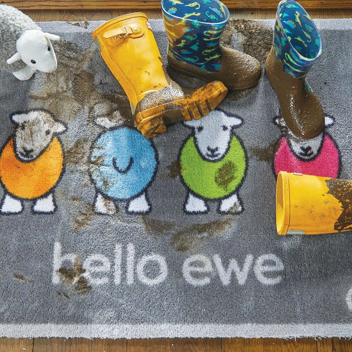 Hug Rug ‘Hello Ewe’ Herdy Doormat