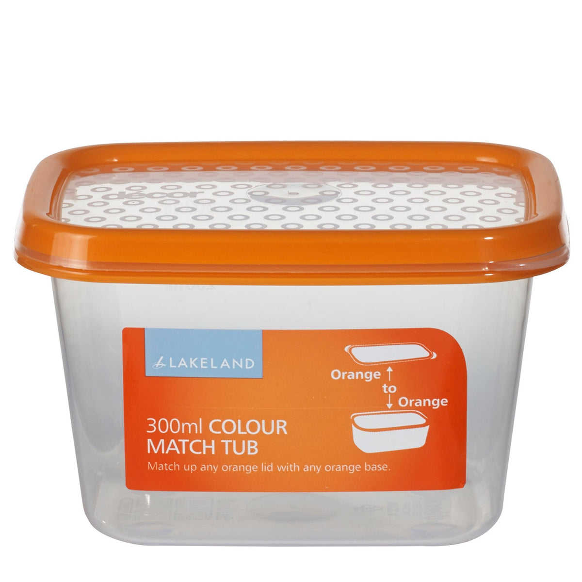 300ml Colour Match Lidded Food Storage Container