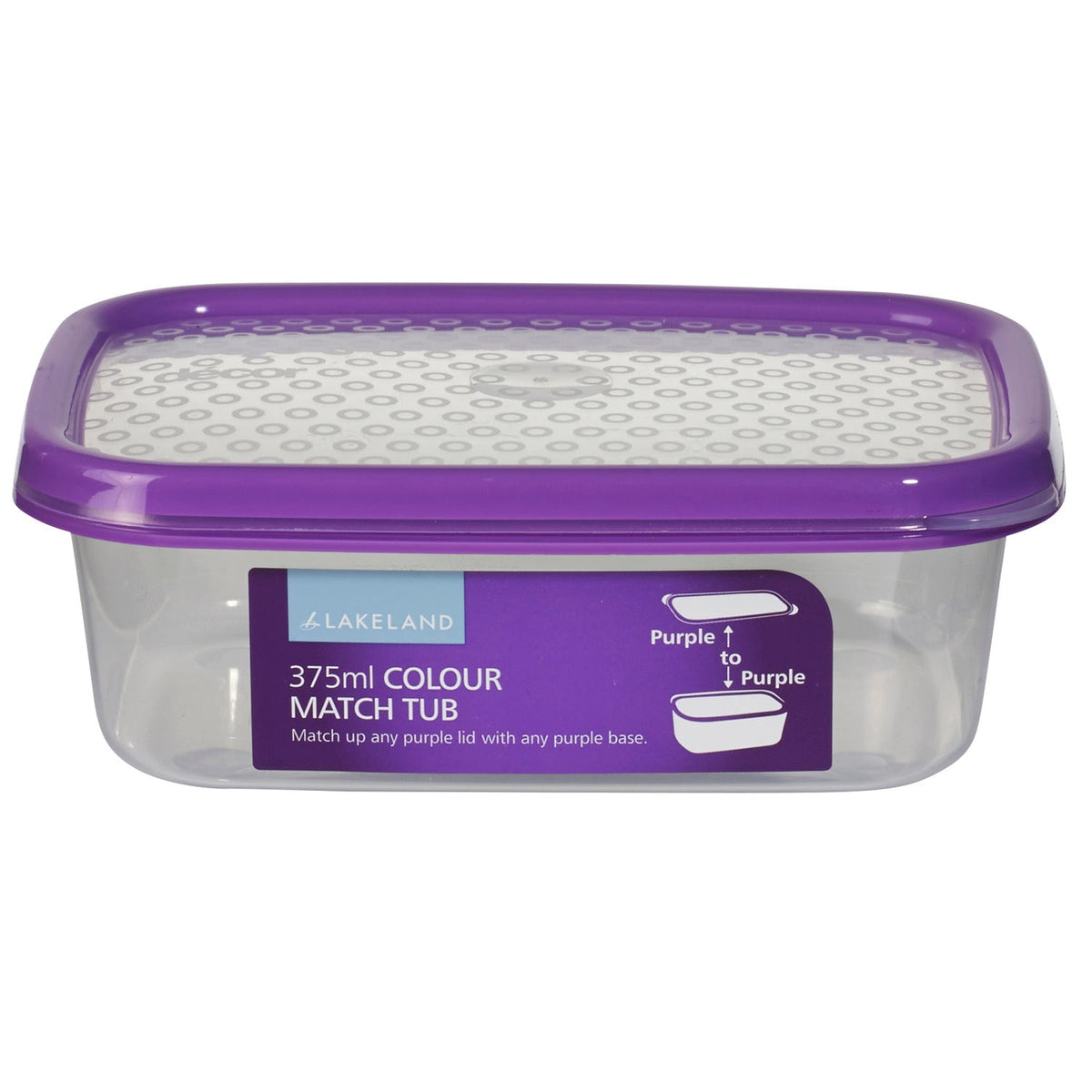 375ml Colour Match Lidded Food Storage Container