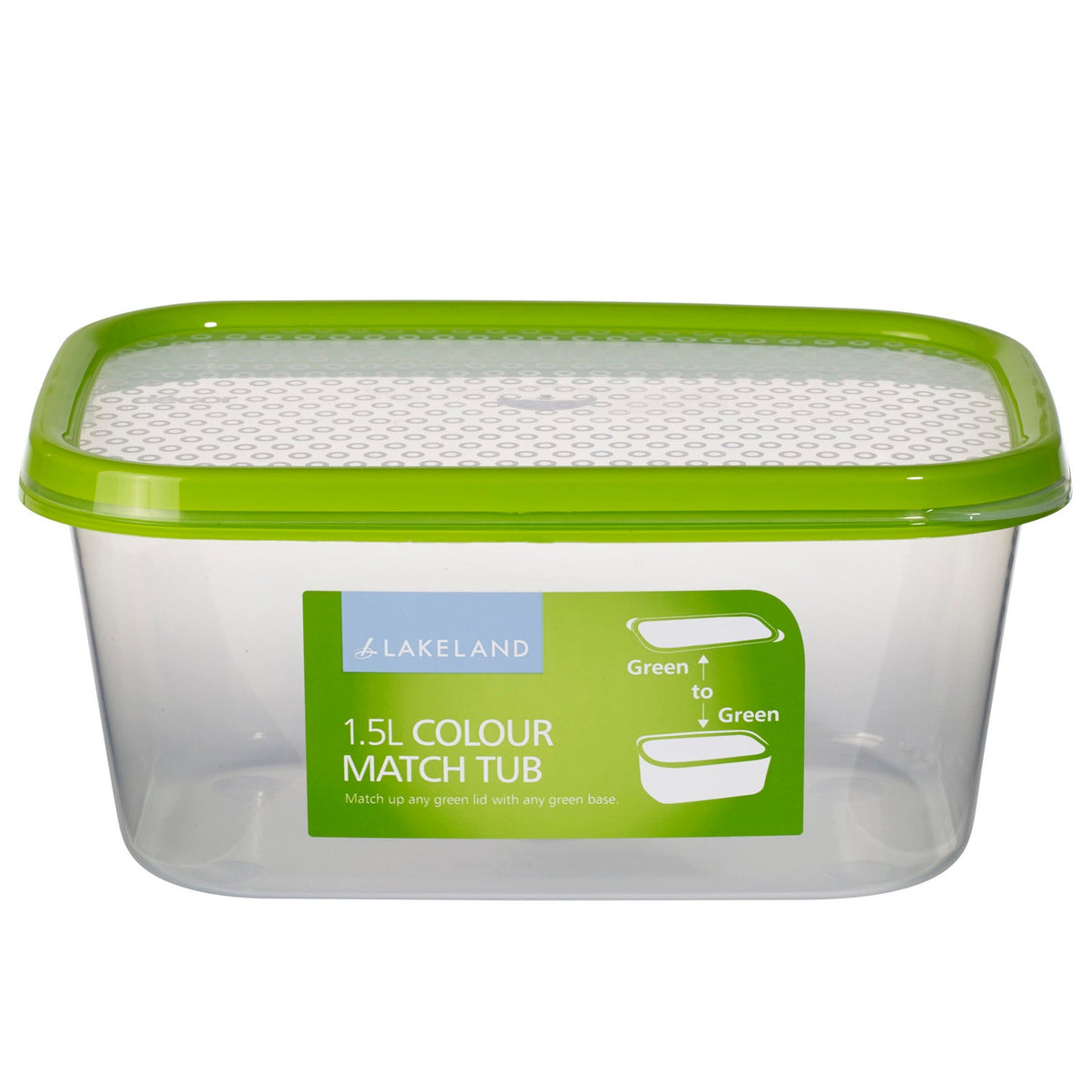 1.5L Colour Match Lidded Food Storage Container