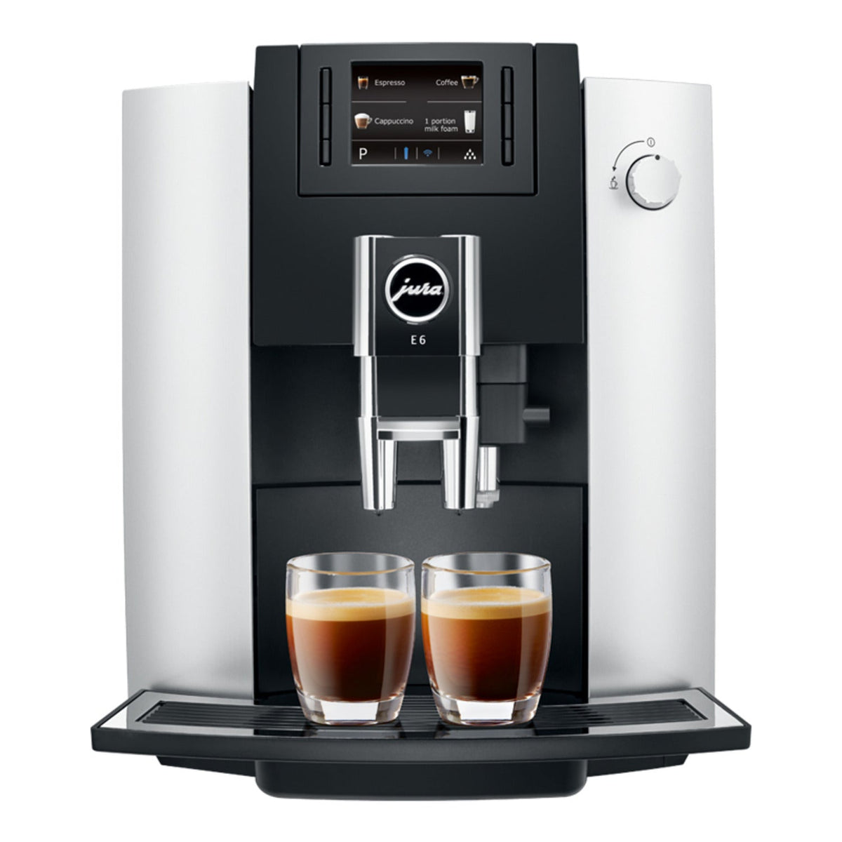 Jura E6 Bean-to-Cup Coffee Machine Platinum 15079