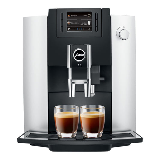Jura E6 Bean-to-Cup Coffee Machine Platinum 15079