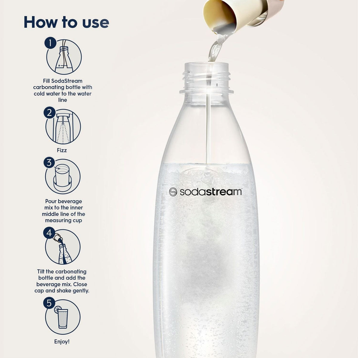 SodaStream Classics Diet Tonic Sparkling Drink Mix 440ml