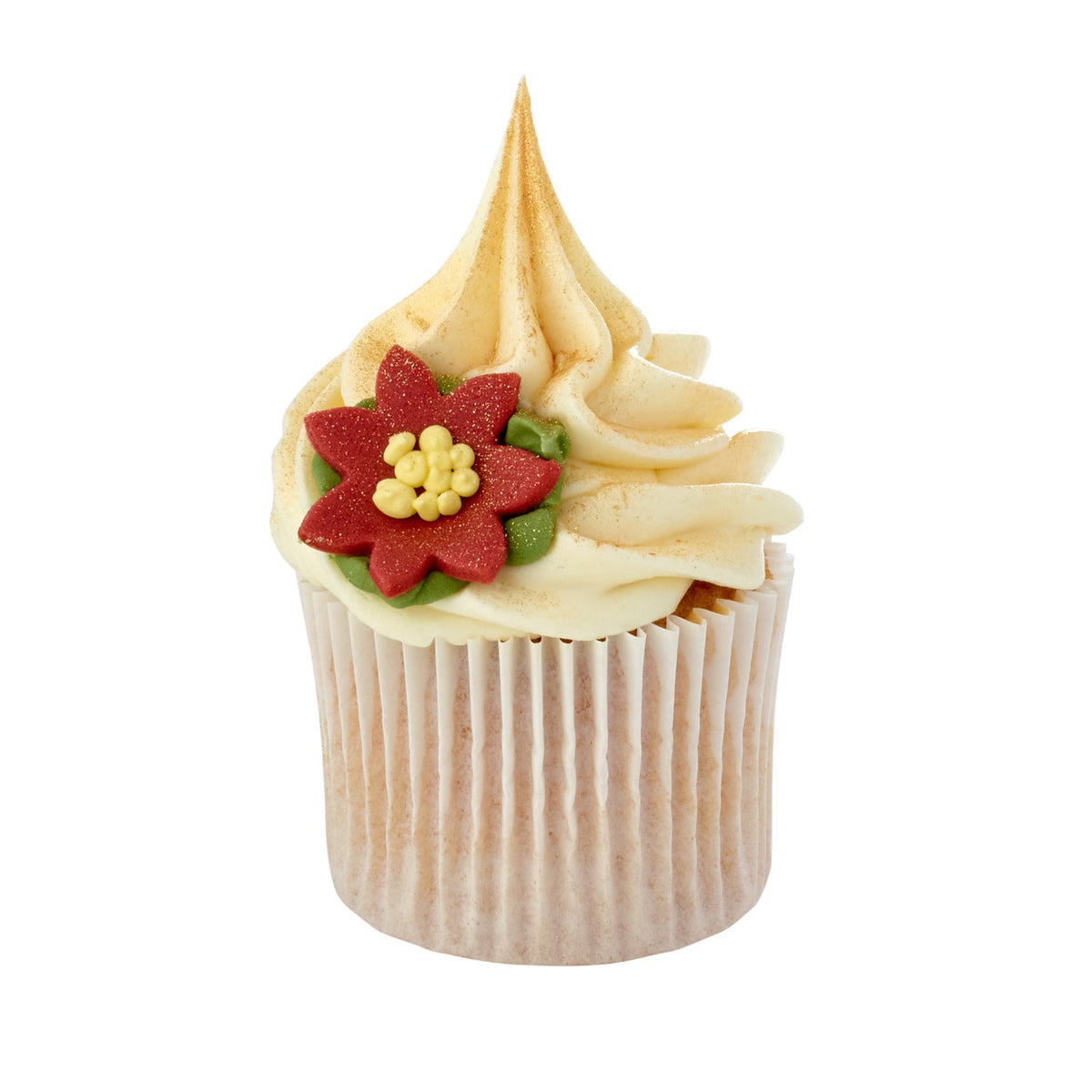 5 Poinsettia Sugarcraft Cake Toppers