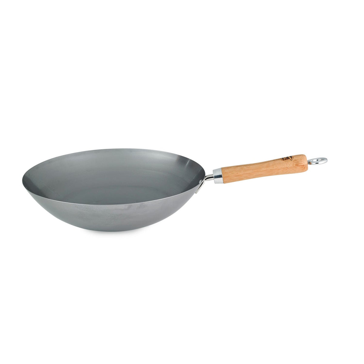 School of Wok 33cm Carbon Steel Rounded Base Wok