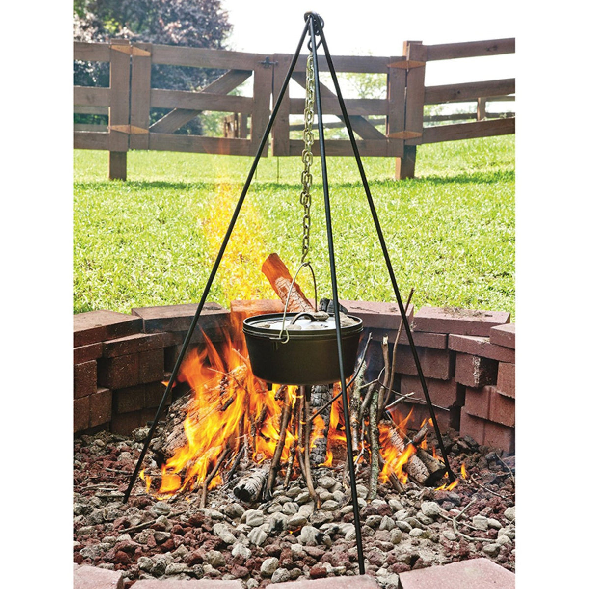 Lodge Camp Dutch Oven Tripod 110cm