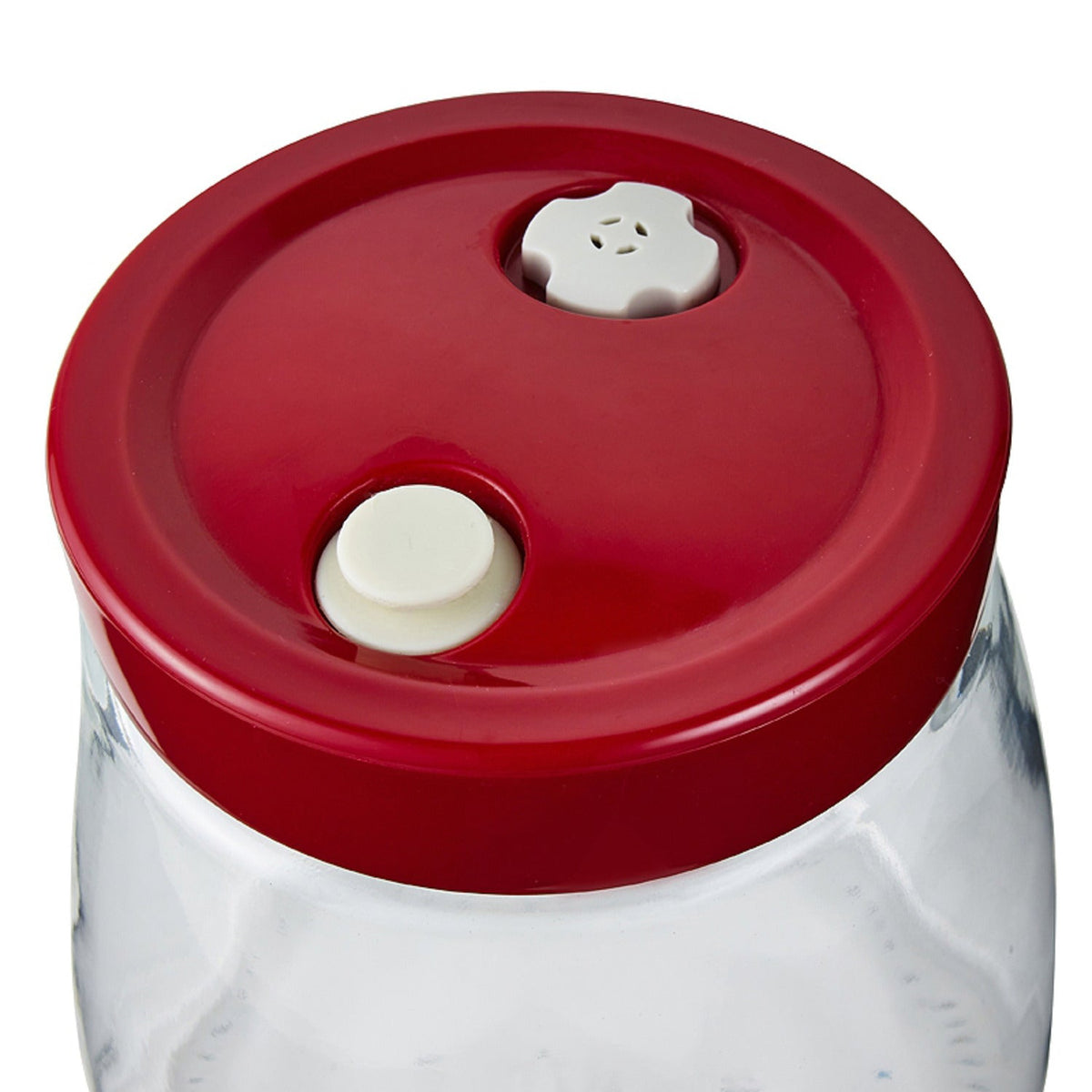 Lakeland Fermentation Jar with Air-Release Valve 1.4L – Ideal For Kimchi & Sauerkraut