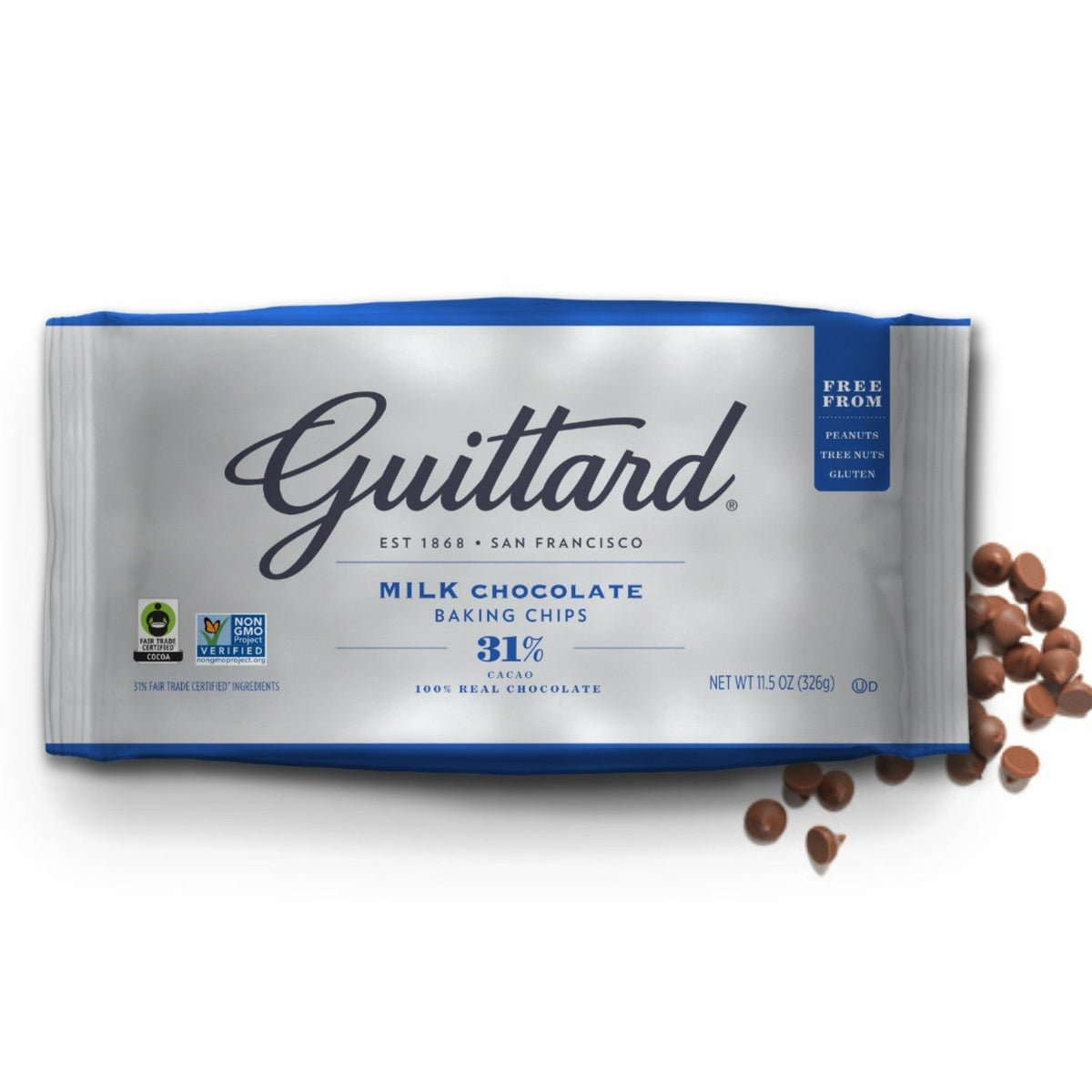 Guittard Maxi Milk Chocolate Chips 326g