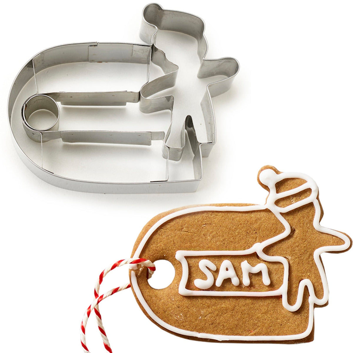 Christmas Gift Tag Cookie Cutter