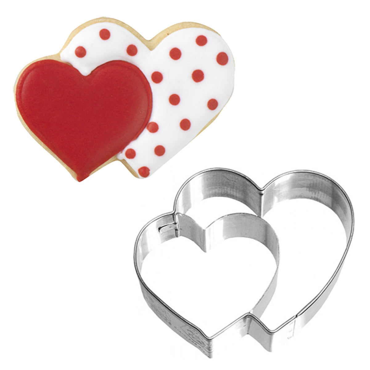 RBV Birkmann Double Heart Cookie Cutter