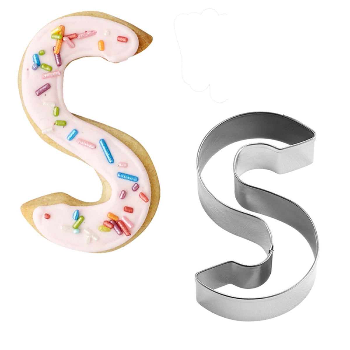 Letter S Alphabet Stainless Steel Cookie Cutter