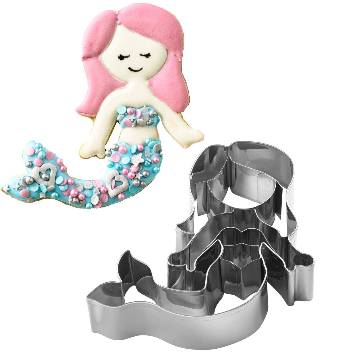 Mermaid Swimming Cookie Cutter