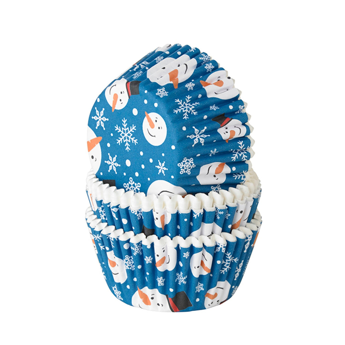 Snowman Cupcake Cases Pack of 75