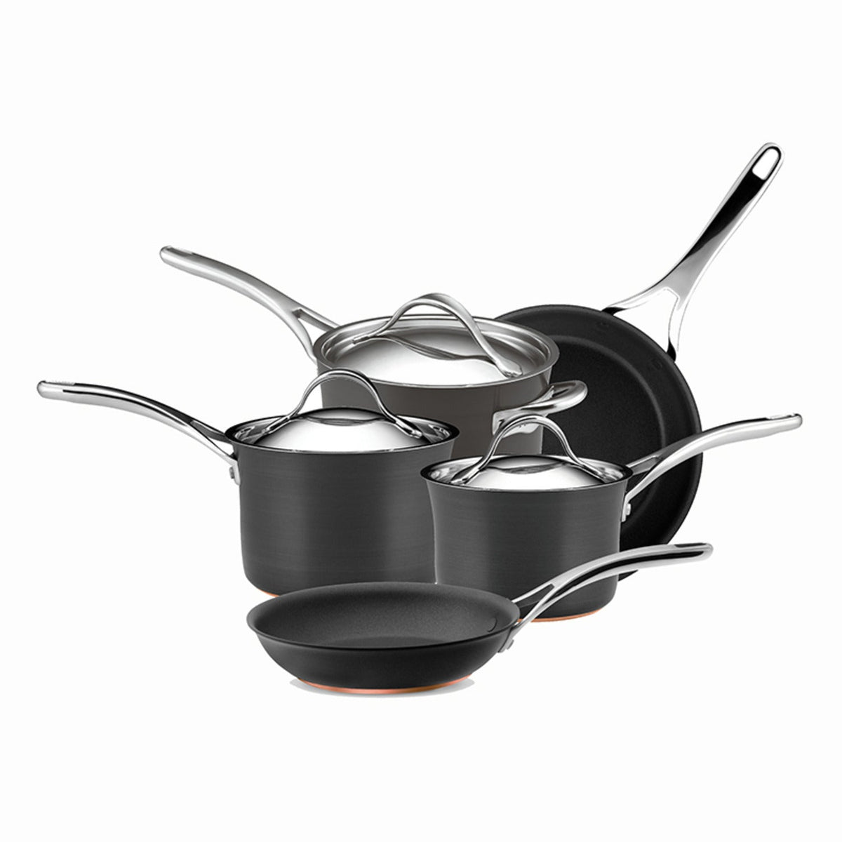 Anolon Nouvelle Copper 5-Piece Pan Set