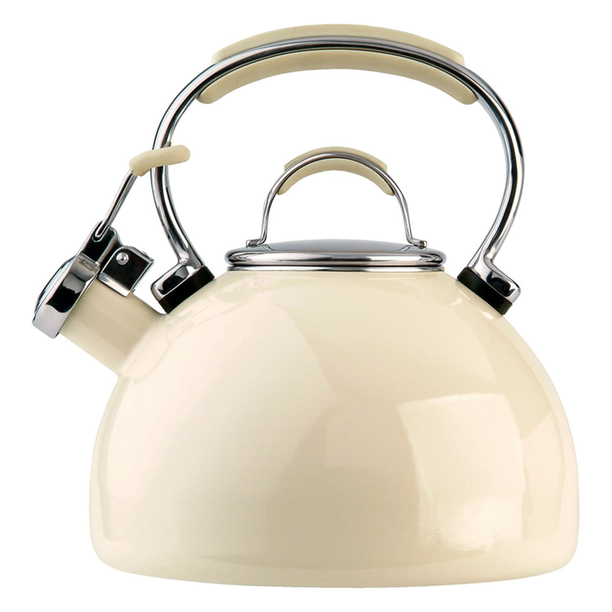 Prestige 2L Whistling Stove Top Kettle Almond Cream