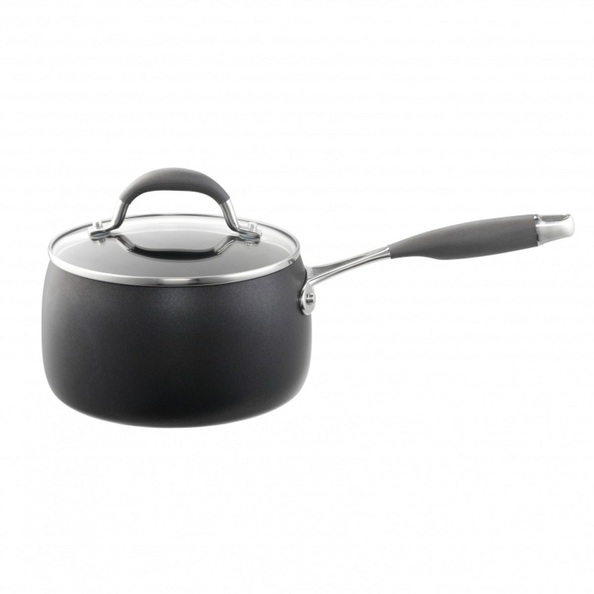 Lakeland Hard Anodised Bell Shaped 18cm Saucepan