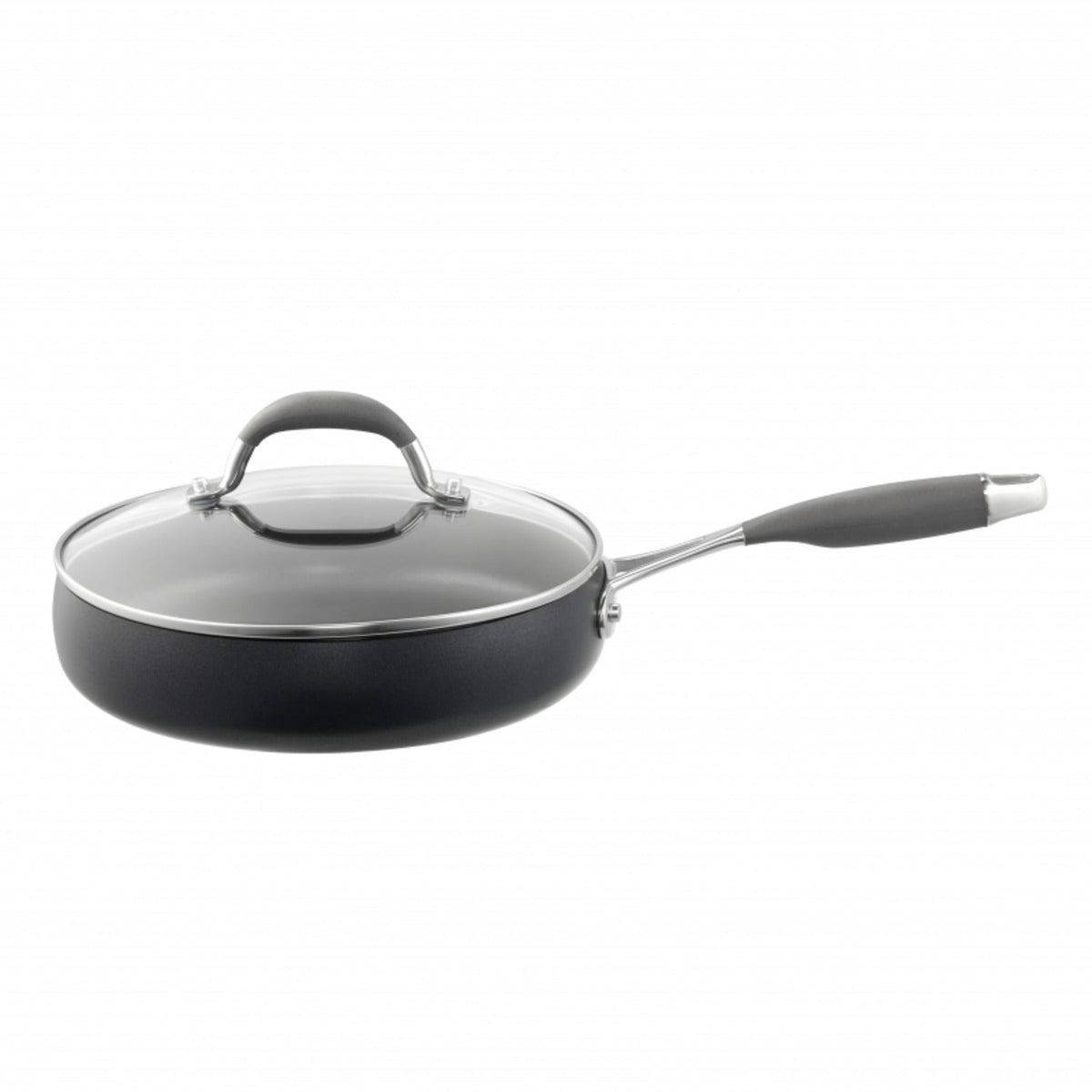 Lakeland Hard Anodised Bell Shaped 24cm Saute Pan
