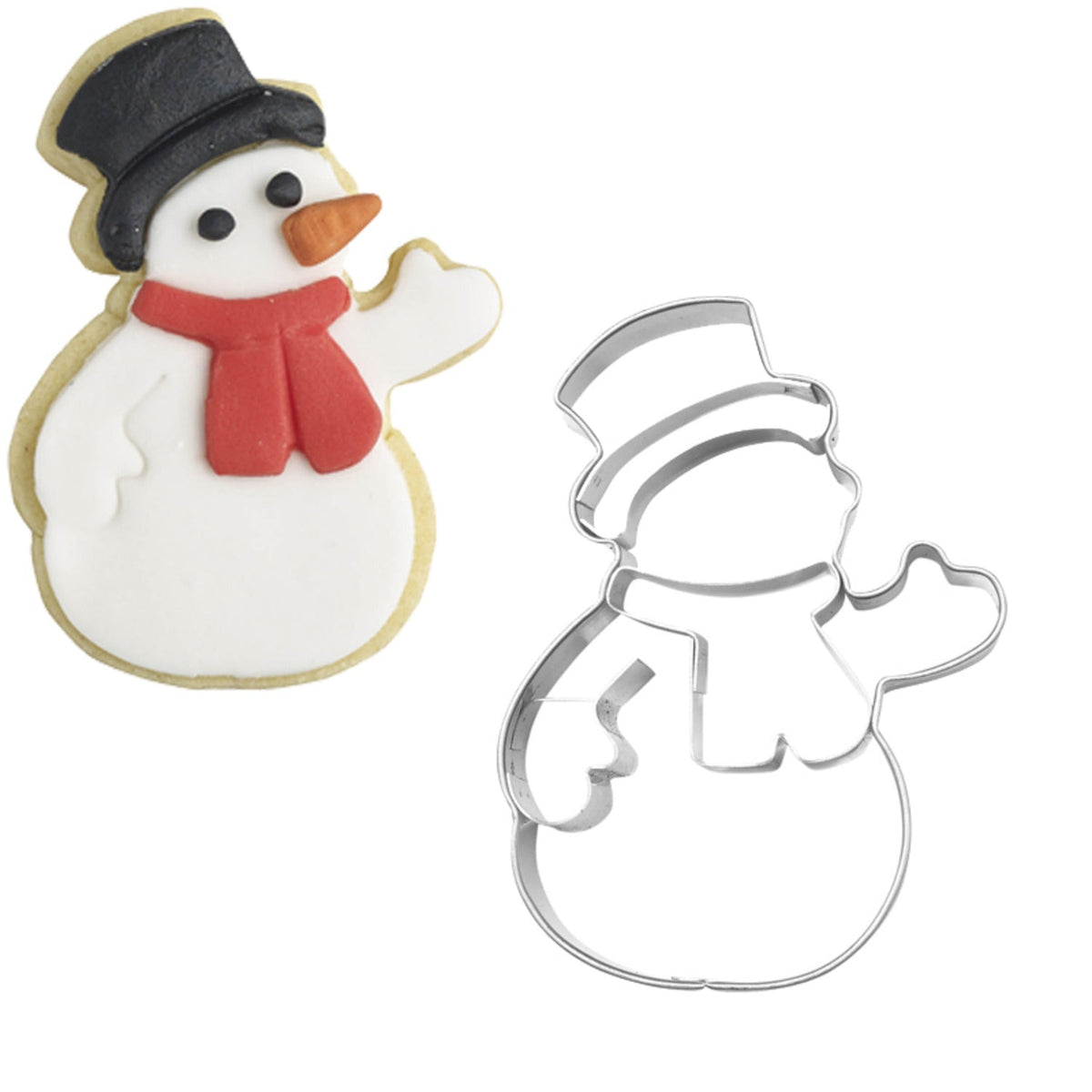 Waving Snowman Cookie Cutter