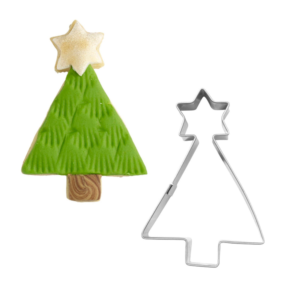 Geometric Christmas Tree Cookie Cutter
