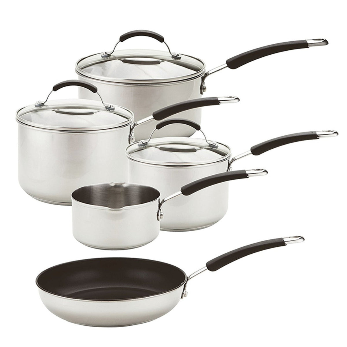 Meyer 5-Piece Stainless Steel Induction Pan Set 74003