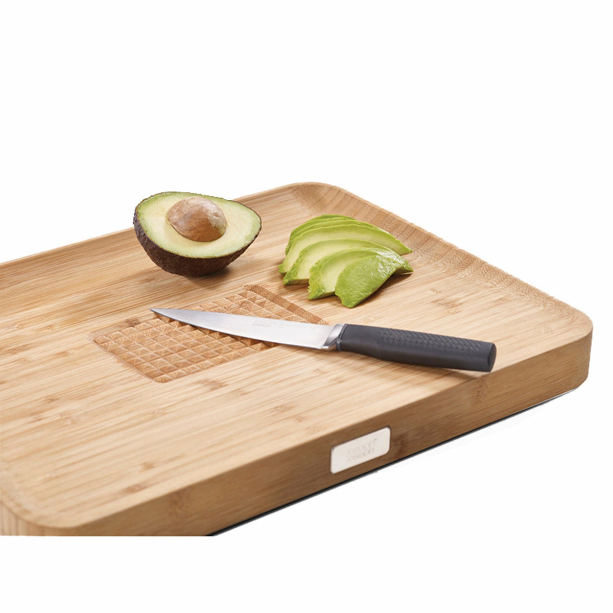 Joseph Joseph Cut and Carve Bamboo Multi-Function Chopping Board