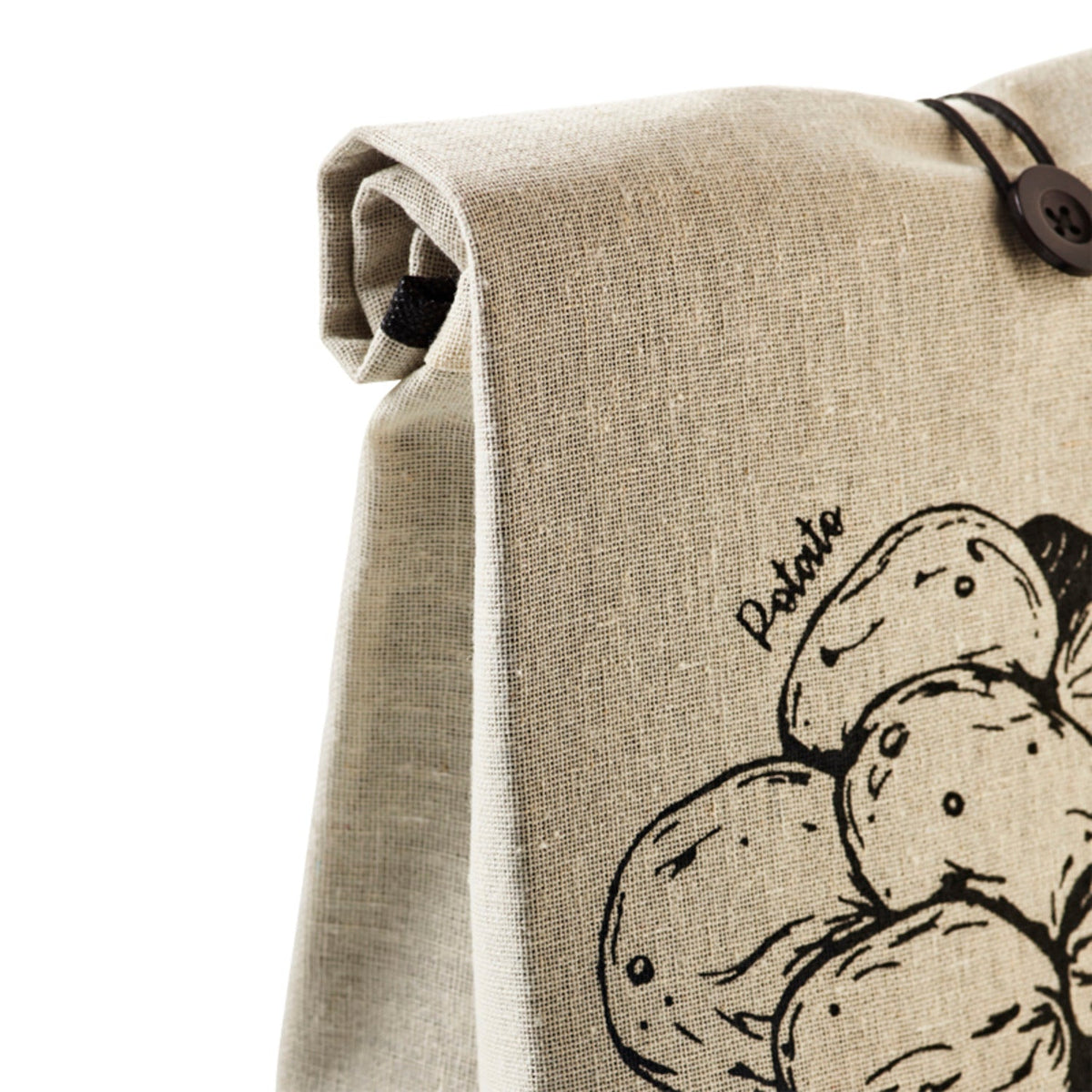 Lakeland Potato Bag with Button Tie Closure