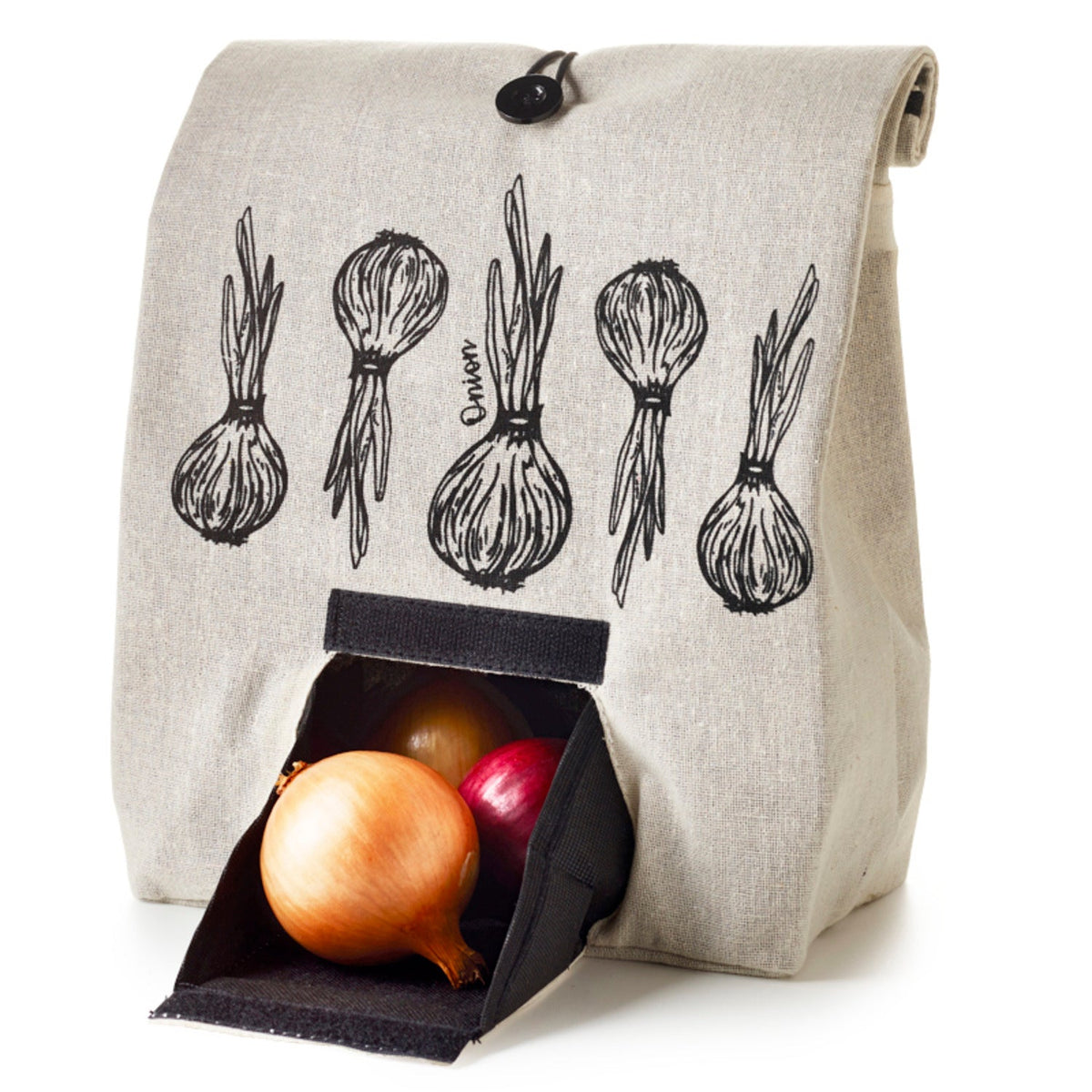 Lakeland Onion Bag with Button Tie Closure