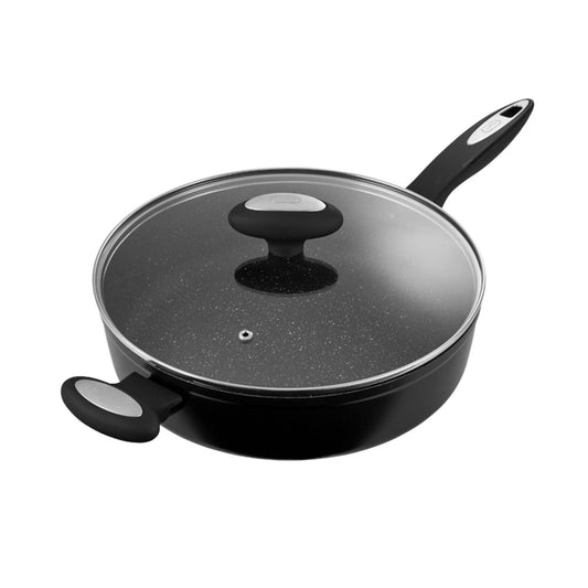 Zyliss Forged Aluminium Non-Stick 28cm Saute Pan with Lid