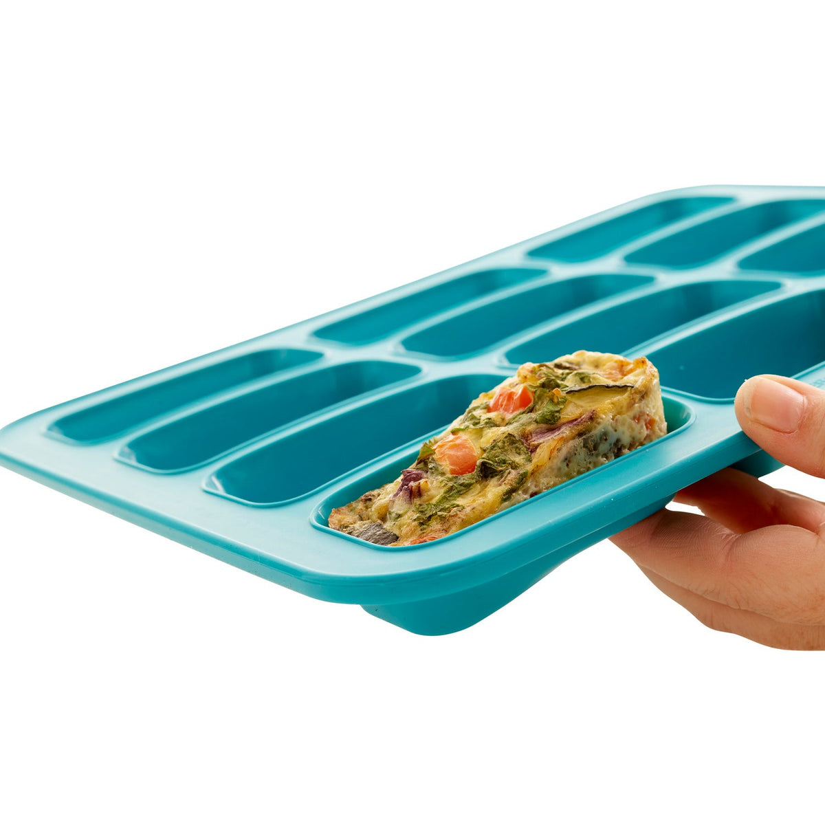 Reinforced Silicone 12-Cup Mini Loaf Cake Pan