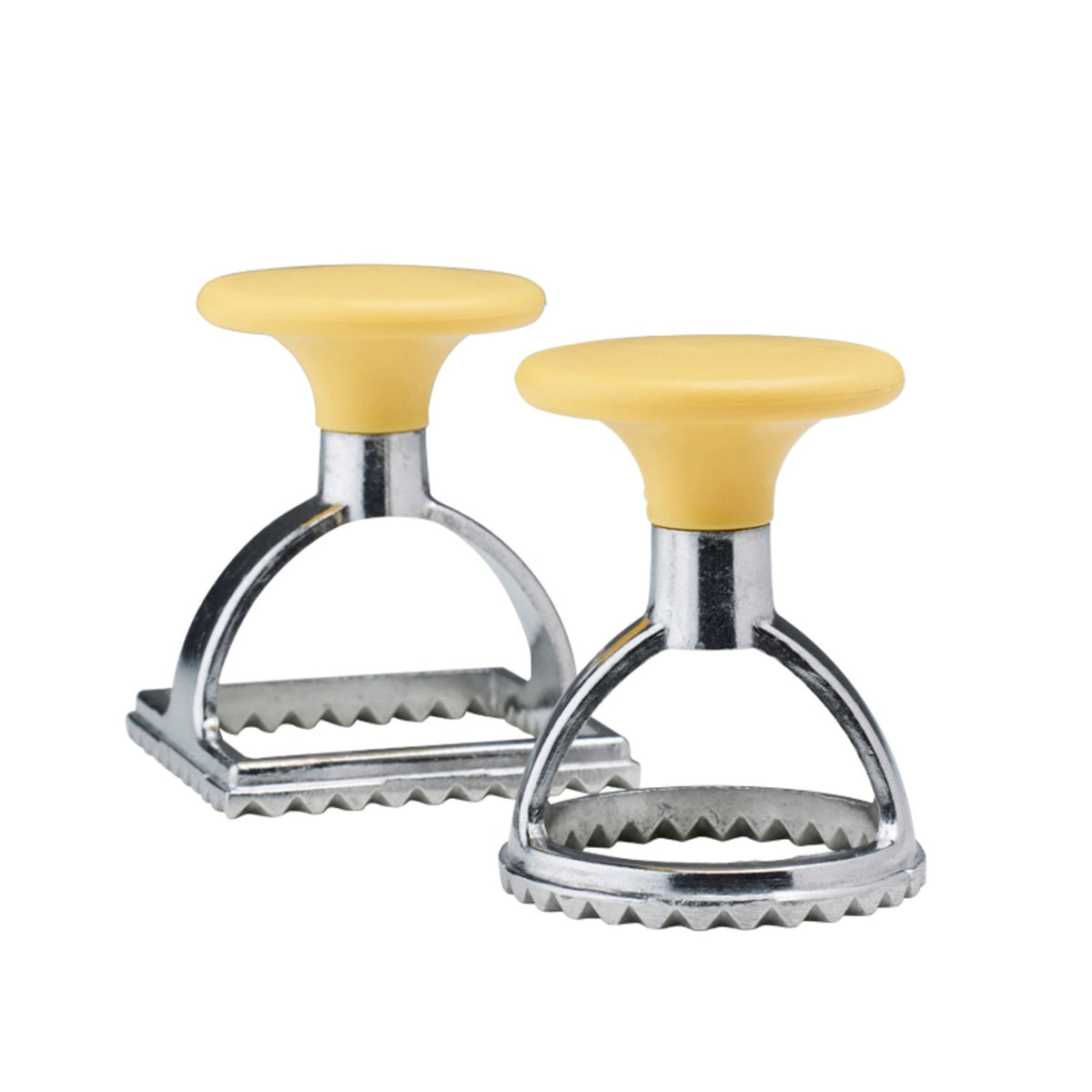 Ravioli Maker Stamp Press Set – 1 Square 1 Round