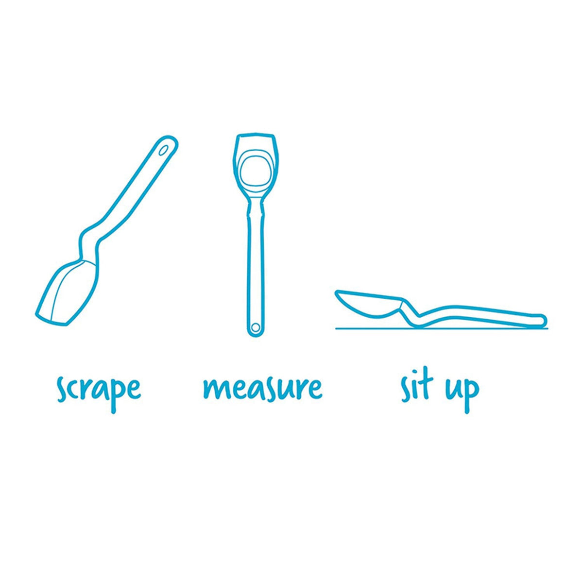Dreamfarm Large Supoon Sit Up Scraping Spoon – Colours Vary