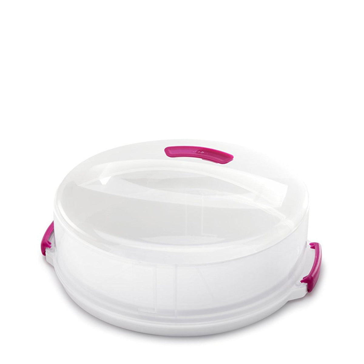 2 in 1 Height Adjustable Cake Carrier Caddy - Round Holds 30cm Cakes