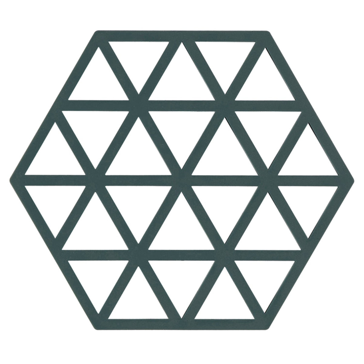 Zone Denmark Triangles Silicone Trivet – Cactus Green