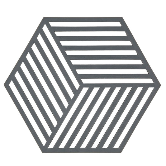 Zone Denmark Hexagon Silicone Trivet – Cool Grey