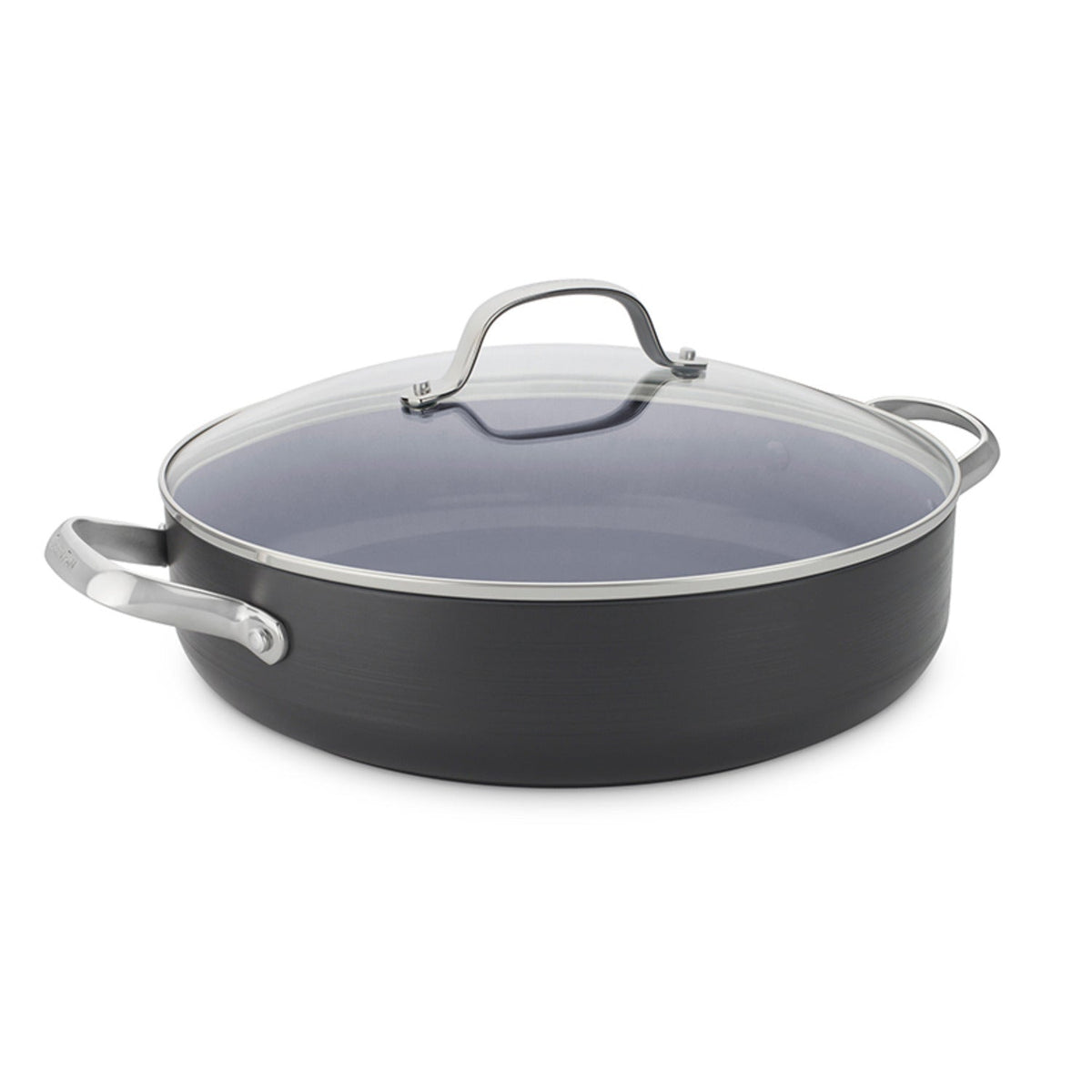 GreenPan Venice Pro 26cm Shallow Casserole with Glass Lid