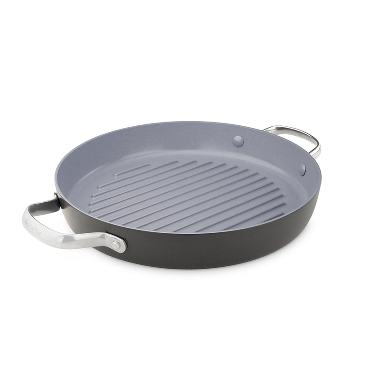 GreenPan Venice Pro 28cm Round Ridged Grill Pan
