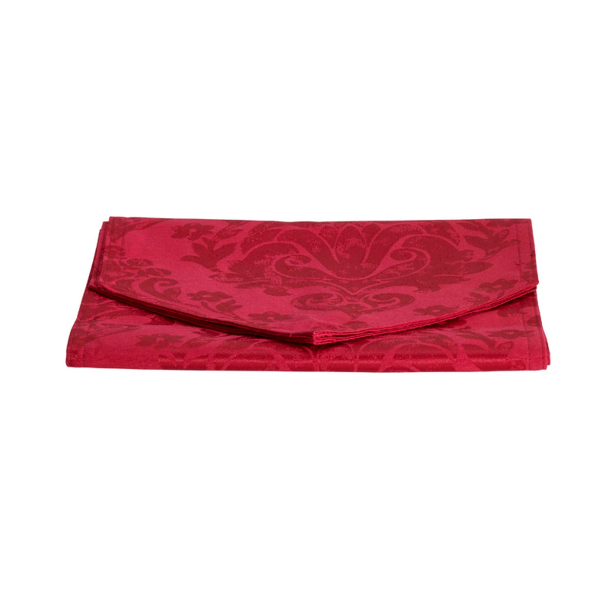 Palazzo Red Damask Table Runner 33 x 178cm