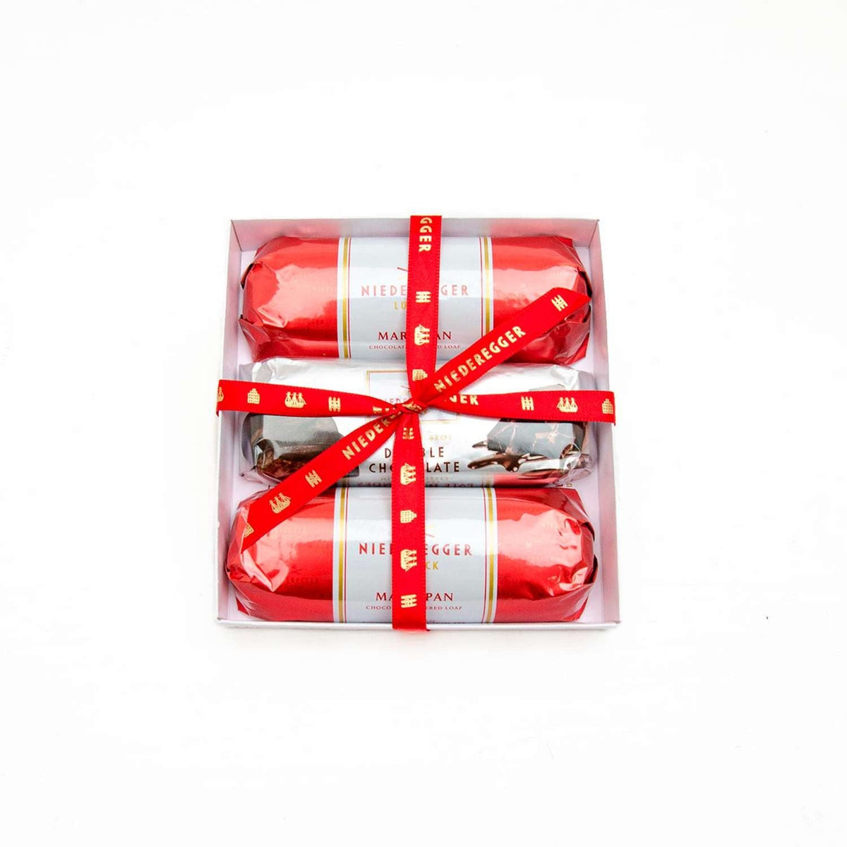 Niederegger Trio of Marzipan Loaves Gift Pack 225g