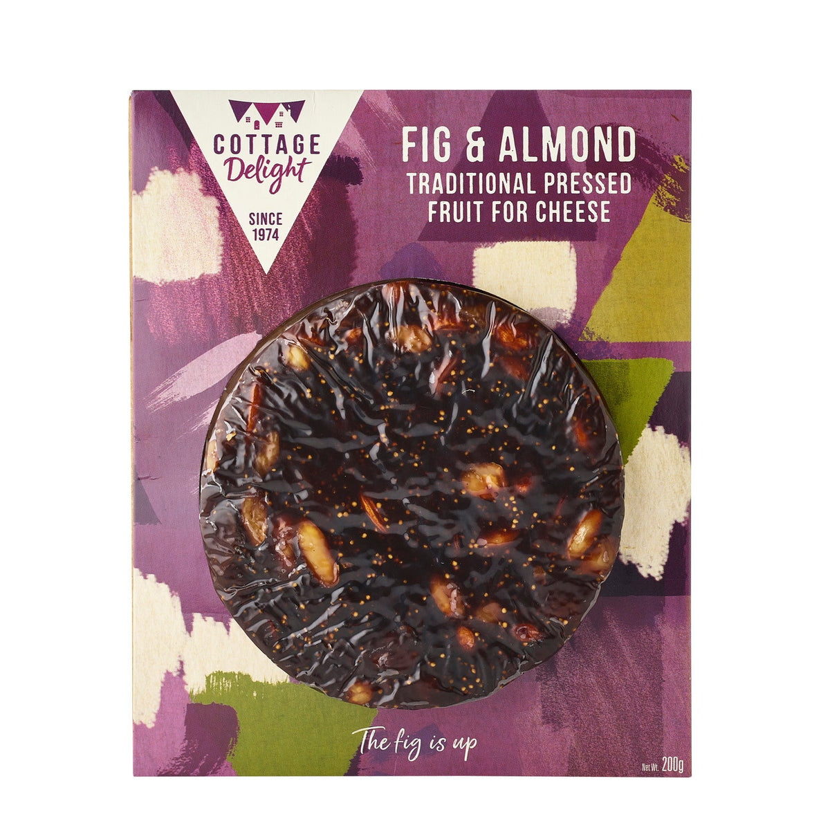 Cottage Delight Fig & Almond Traditional Pressed Fruit for Cheese 200g