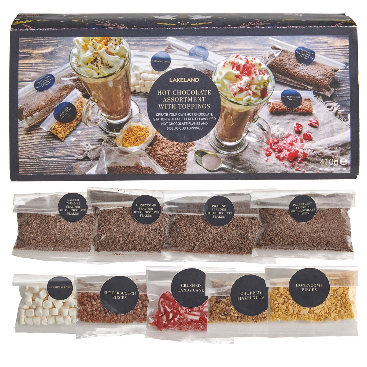 Lakeland Hot Chocolate Assortment with Toppings
