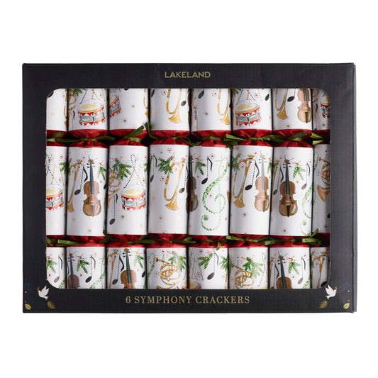 8 Lakeland Cracker Symphony Handmade Musical Christmas Crackers