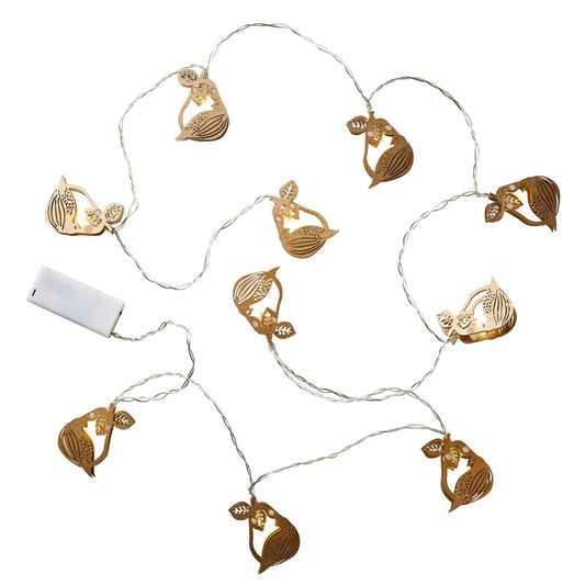 12 Days of Christmas Partridge and Pear Light String - 1.8m