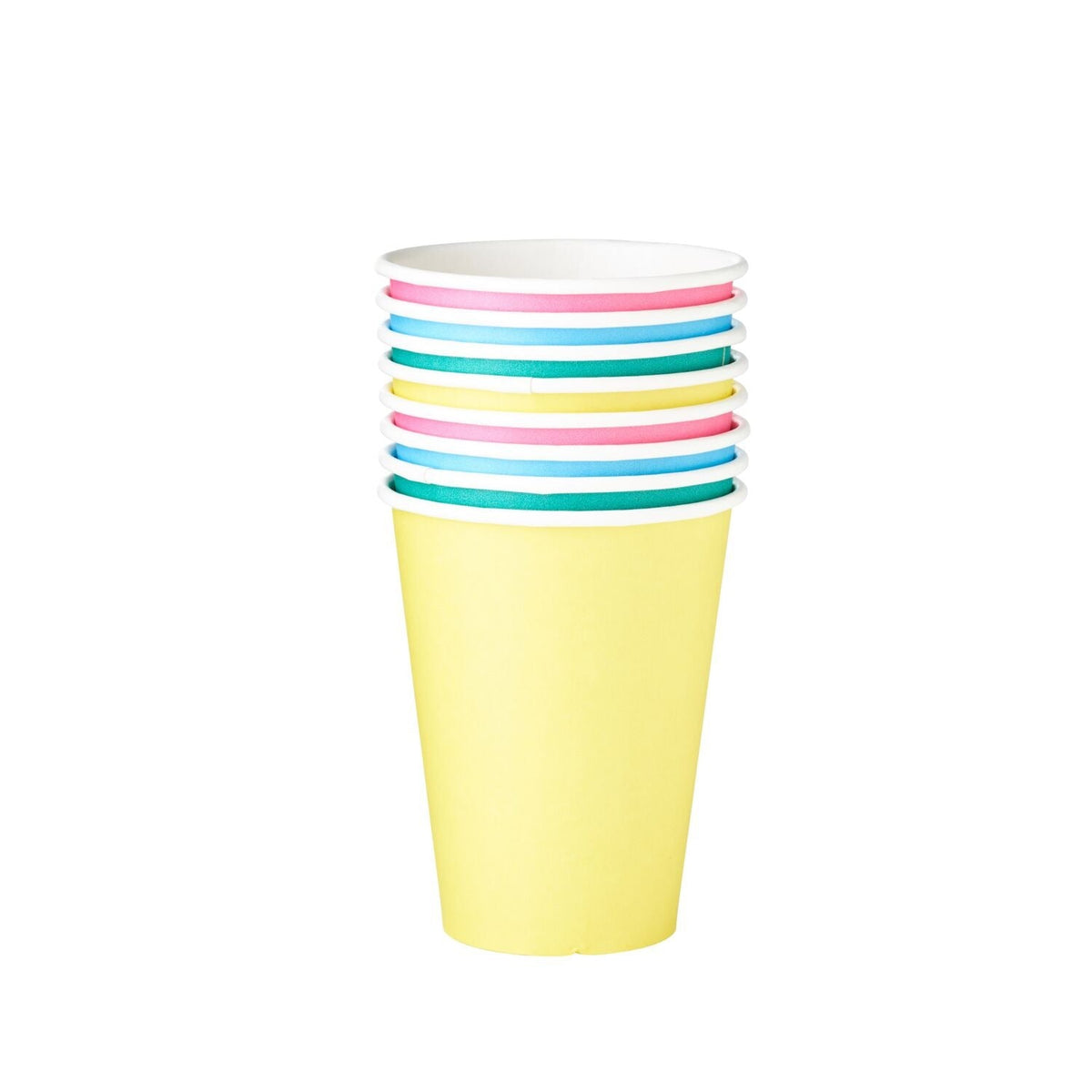Talking Tables 8 Birthday Brights Rainbow Cups