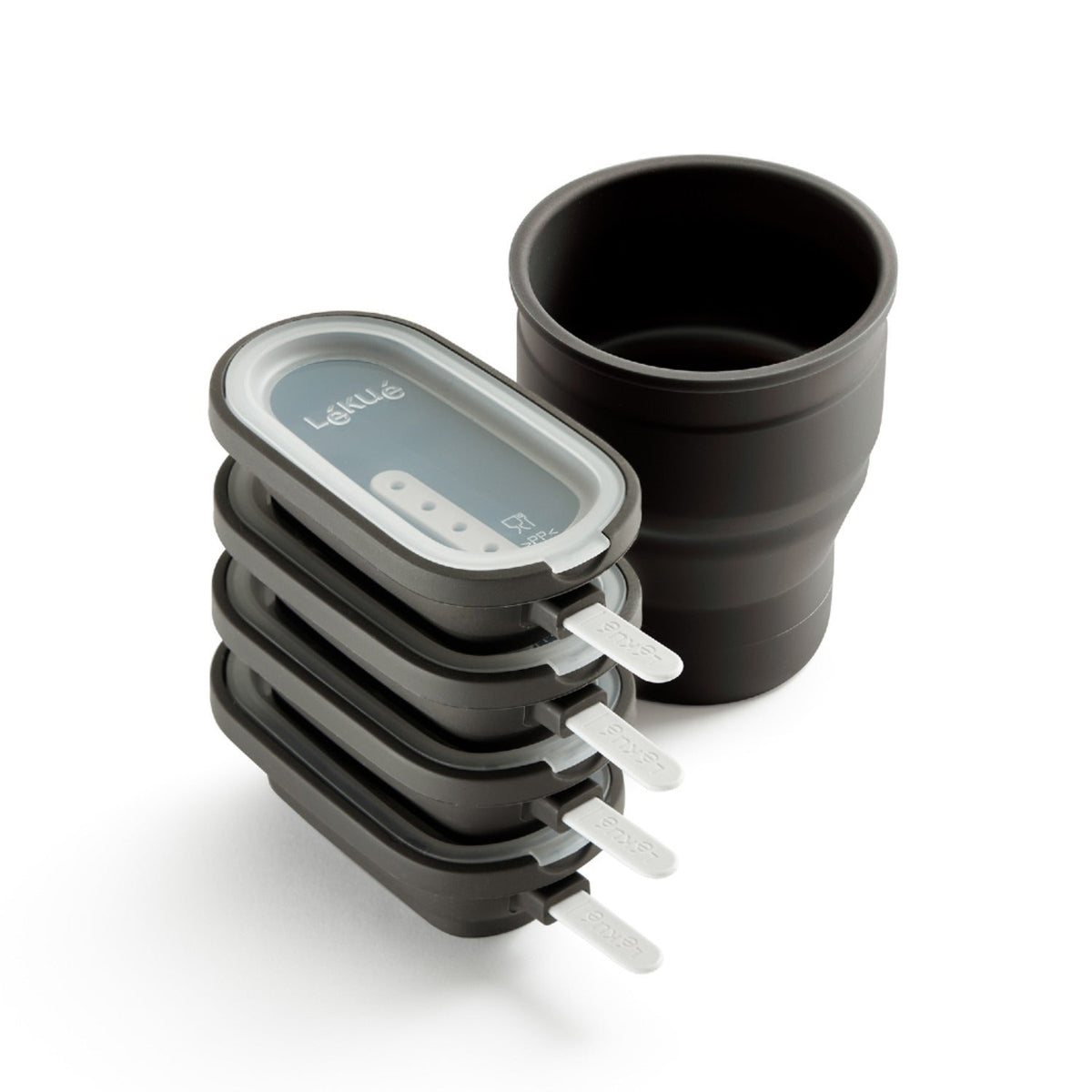 Lékué Classic Coated Ice Cream Moulds