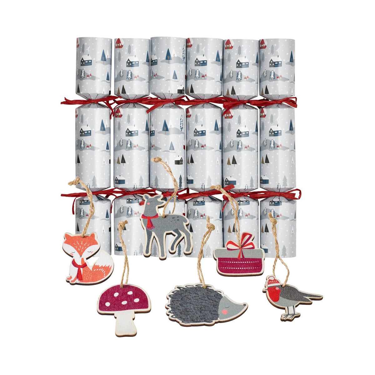 6 Woodland Wonder Decoration Crackers