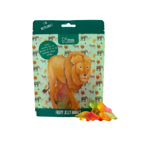 Natural History Museum Safari Mix – Fruit Flavoured Jelly Animals – 180g